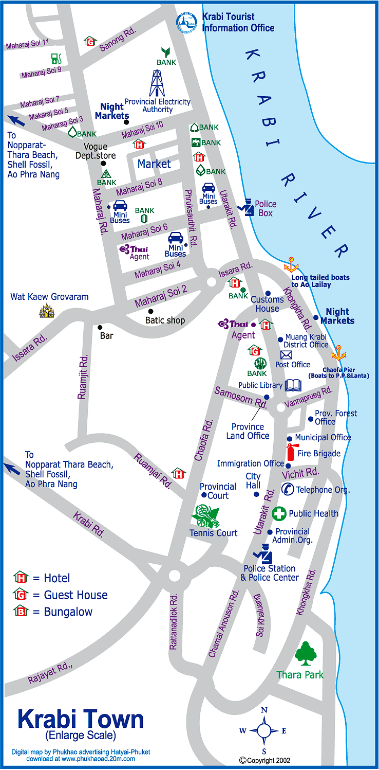 Map Of Krabi