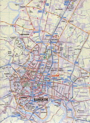 Бангкок. Карта